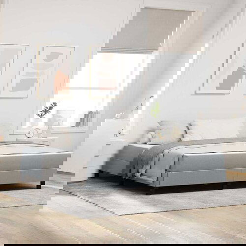 vidaXL Krevet s opruga kutije Ostalo Svjetlosiva 180 x 200 cm tkanina Cene
