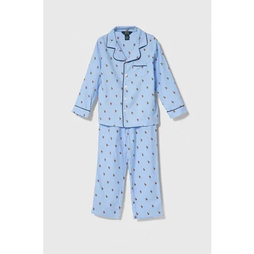Polo Ralph Lauren Dječja pamučna pidžama s uzorkom