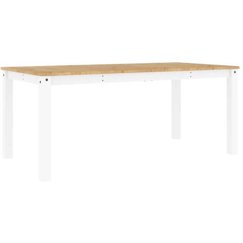 Maison Chic Jedilna miza - Kuhinjska miza - Jedilni stol Panama bela 180x90x75 cm trdna borovina, (21714967) Cene