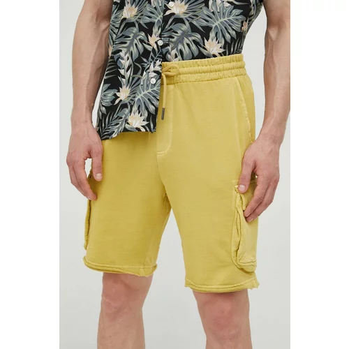 Only & Sons Pamučne kratke hlače za muškarce, boja: žuta