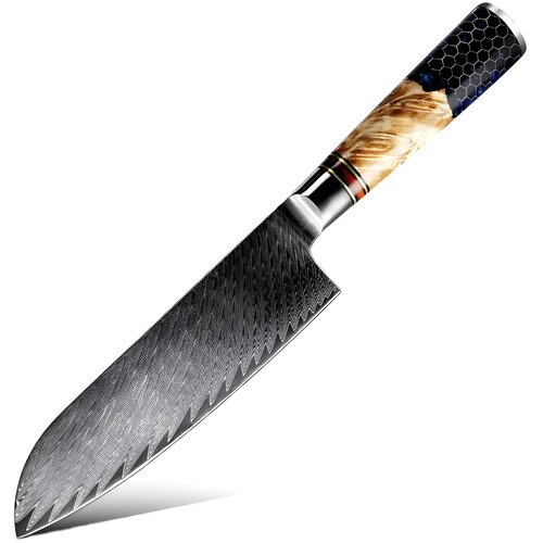 IZMAEL Damaskasti kuhinjski nož HO-21773 - Santoku Cene