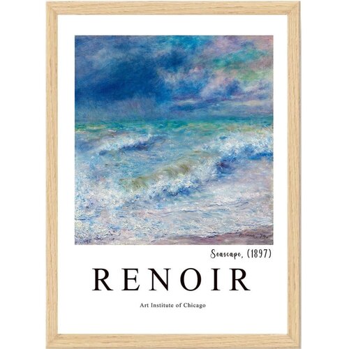 Wallity Plakat z okvirjem 35x45 cm Renoir &amp;ndash; Wallity Slike