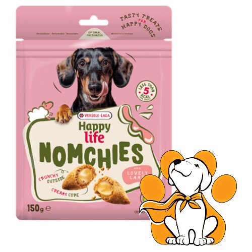 Happy Life Nomchies Lamb 150g, Hrskave Poslastice Sa Kremom Od Jagnjetine Cene