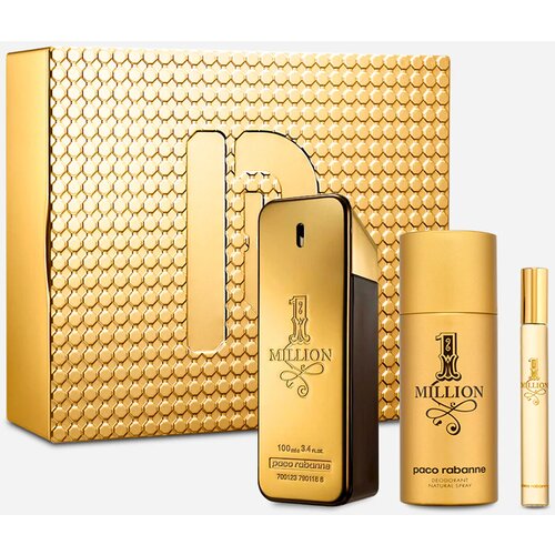 Paco Rabanne Million Gold EDP Intense Set (EDP 100ml + Deo + EDP 10ml) Cene