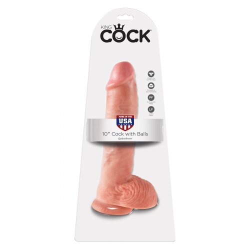 King Cock DILDO 10 With Balls, (21097942) Cene