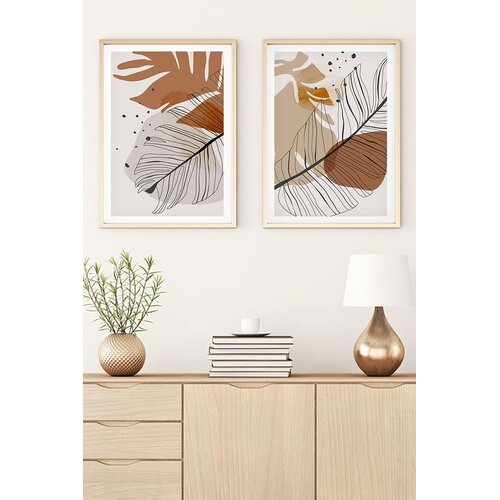 WALLXPERT Uramljena slika Huhu36, 50x70 cm , 2 dijela Cene