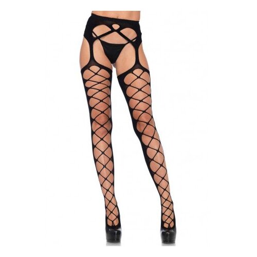 Leg Avenue Nogavice Diamond Black Cene