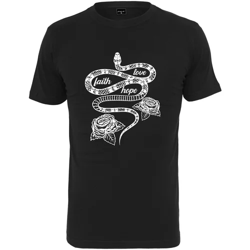 MT Men Black Snake Love Faith Hope T-Shirt