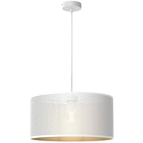 Luster na sajli LOFT SHADE 1xE27/60W/230V prečnik 40 cm bela/zlatna Cene