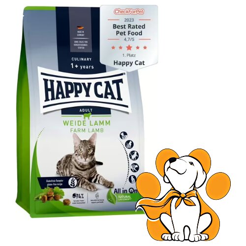 Happy Cat Culinary Adult Lamb 10kg, Granule Za Ishranu Osetljivih Mačaka Slike