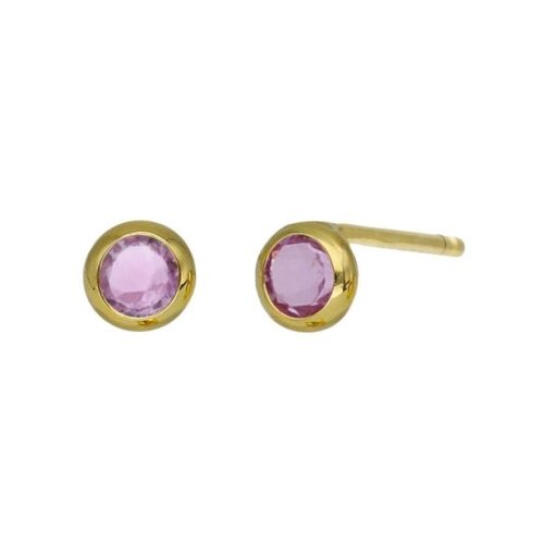 Victoria Cruz lis violet gold mindjuše sa swarovski kristalom ( a3959-31dt ) Cene