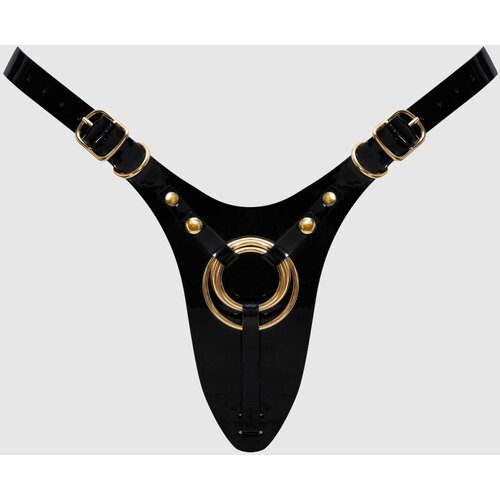 Strap-On-Me Leatherette Harness Fabulous One Size Black Glossy Slike