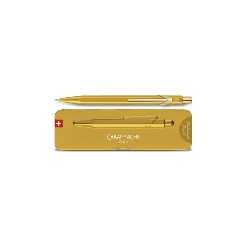 CARAN D'ACHE Patent olovka 849 slim pakovanje 0.7mm gold Cene