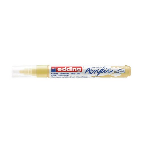Edding akrilni marker E-5100 medium 2-3mm obli vrh nežno žuta ( 12MA51GA ) Cene