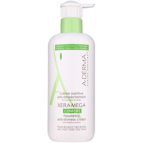 A-derma Xera-Mega Confort hranilna krema za obraz in telo za suho do zelo suho kožo 400 ml Slike