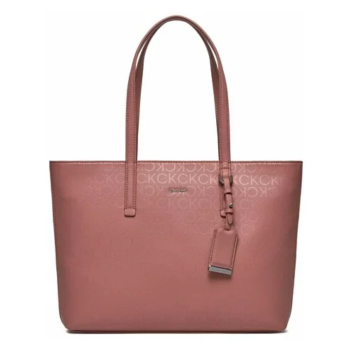 Calvin Klein Ročna torba Ck Must Shopper Md Epi Mono K60K609876 Roza