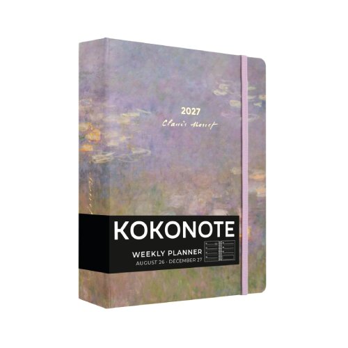 Grupo Erik Editores S. L. Kokonote - Datumirana agenda 2026/27 A5 - Kokonote, Idole Monet, 17-Month, Weekly Slike