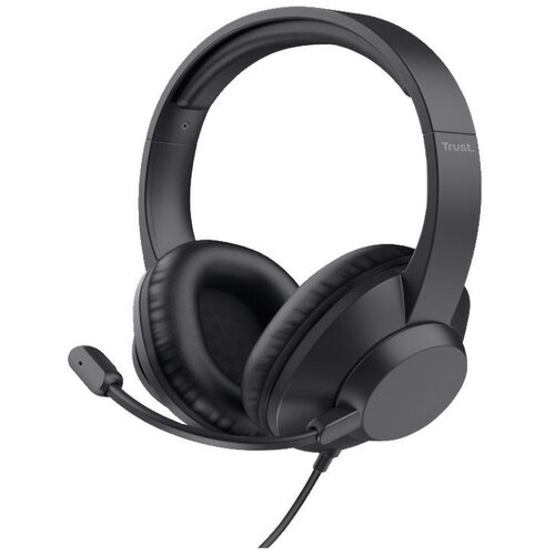 Trust Slušalice AYDA MAX USB Headset USB-C/USB-A Black Cene