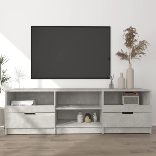 vidaXL TV omarica betonsko siva 150x33,5x45 cm konstruiran les Cene