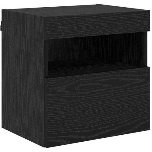vidaXL TV stene 2 pcs Črna Orehovina 40 x 30 x 40 cm Konstruiran les, (5000112666) Cene