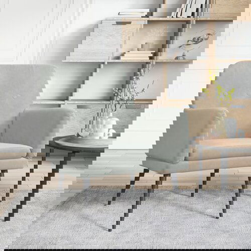 vidaXL Fotelja svjetlosiva 62 x 79 x 79 cm baršunasta Cijene