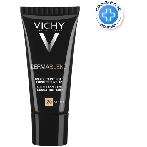 Vichy korektivni tečni puder dermablend, 20 vanila, 30ml Cene