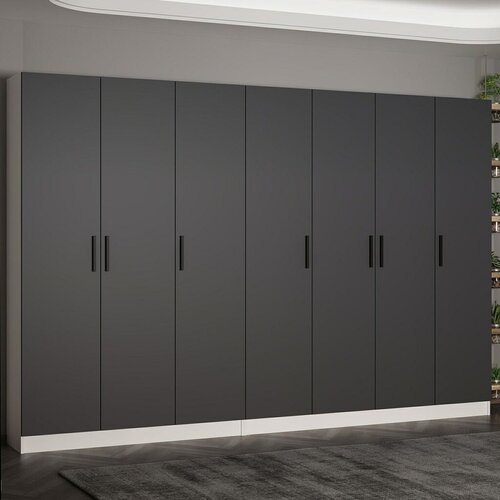 Hanah home ormar Noah-8216, 315x210x35 cm, Crni Cene
