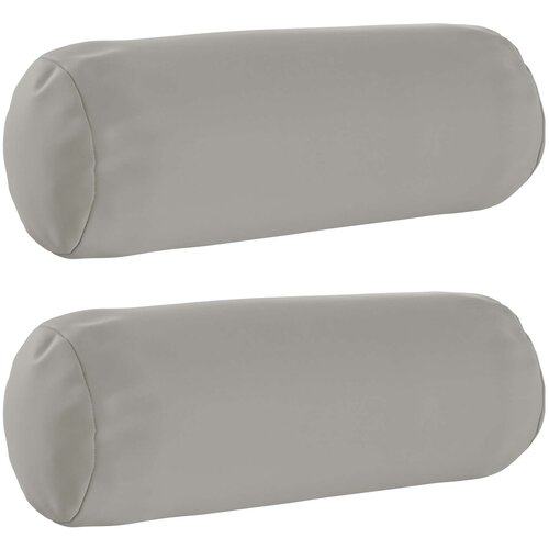  Presvlaka za jastuk 2 pcs HEERLEN Siva &Oslash; 15 x 40 cm Poliester Cijene