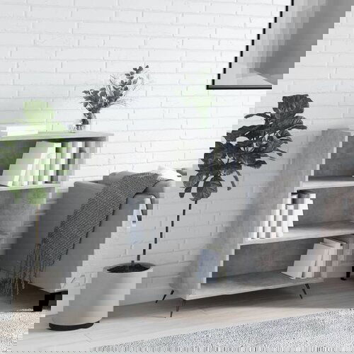 VidaXL Regal za knjige boja betona 69 5x32 5x90 cm konstruirano drvo Slike