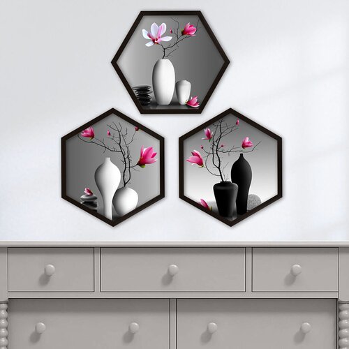 Wallity Uokvirena slika 6GEN172549391, 35x35 cm, 3 dijela Cijene