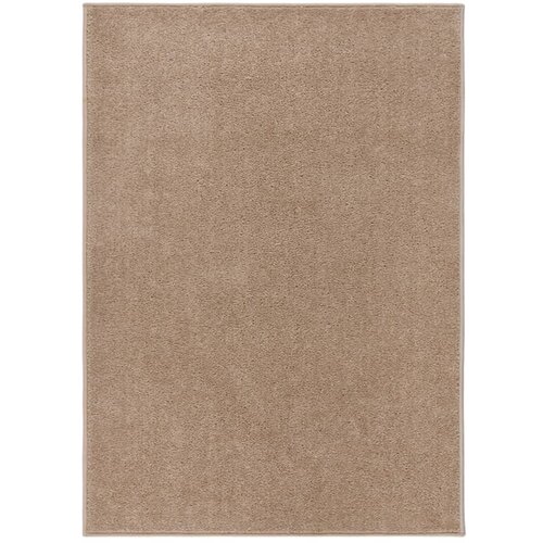 VidaXL Tepih s kratkim vlaknima 120 x 170 cm smeđi Slike