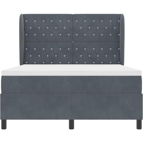  Krevet s opruga kutije Tamno siva 200 x 160 cm Bar&amp;scaron;un Slike
