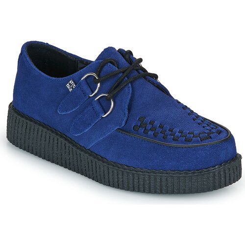 TUK Čevlji Derby Viva Flex Low Creeper Modra Slike