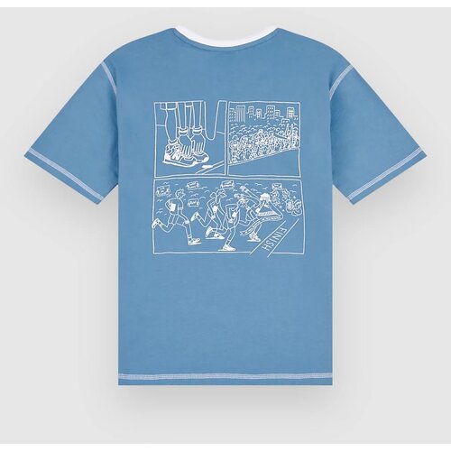 New Balance Athletics Runners Arent Normal Graphic Kids T-shirt shoreline blue Cene