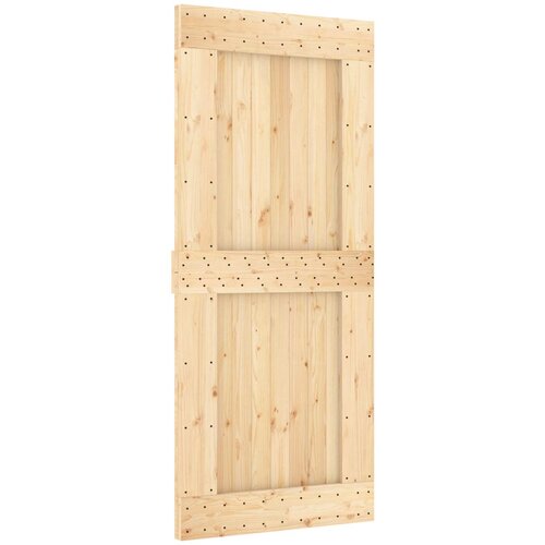  Klizna vrata NARVIK Prirodna i crna 90 x 210 cm (213,5 cm) Slike