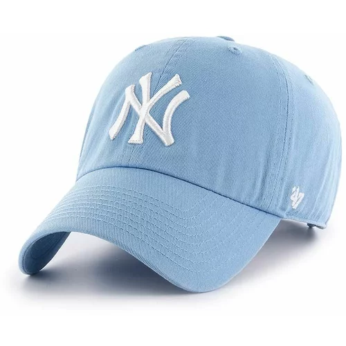 47 Brand Bombažna kapa s šiltom MLB New York Yankees