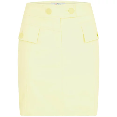 Morgan Suknja pastelno žuta