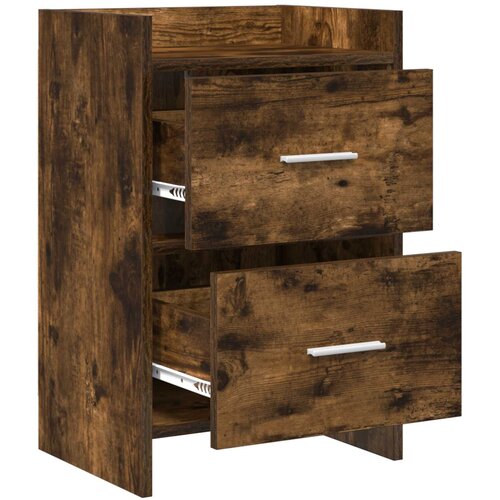  Noćni ormarići 2 pcs Dimljeni hrast 40 x 30 x 60 cm Slike