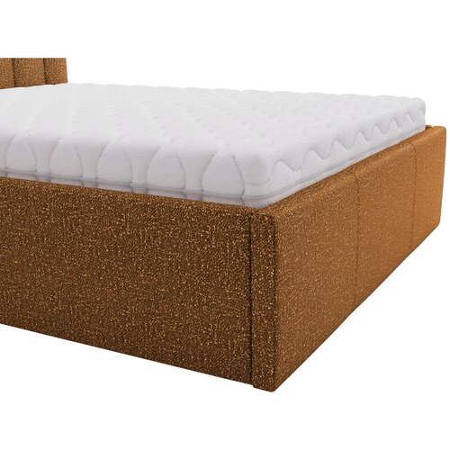 Boxxx OBLAZINJENA POSTELJA 160 cm x 200 cm , tekstil opečnato rjava Slike
