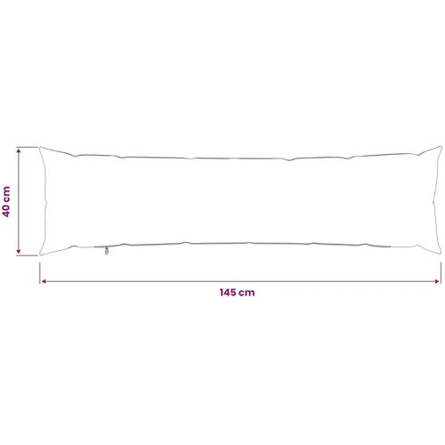  Jastuk s jastukom HEERLEN 2 kom. Svijetlo žuta Tkanina - Svjetložuta 40 x 145 cm 2 Cene