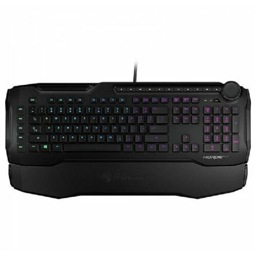 Roccat Horde AIMO, Membranical RGB Gaming Keyboard, USB, black tastatura Slike