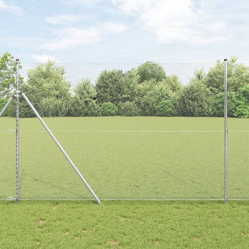 vidaXL hexagonalna ograja 1.6x50 m pocinkano jeklo Cene