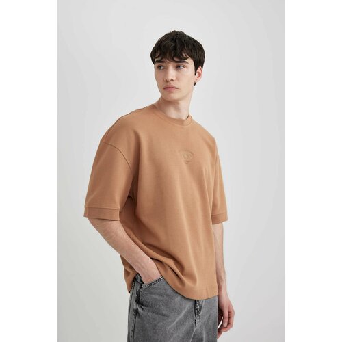 Defacto Loose Fit Crew Neck Printed T-Shirt Cene