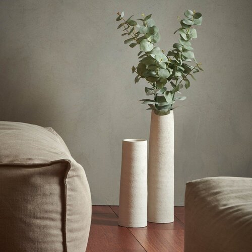 S|P Collection Bela keramična visoka vaza (vi&amp;scaron;ina 50 cm) Cone &amp;ndash; Slike
