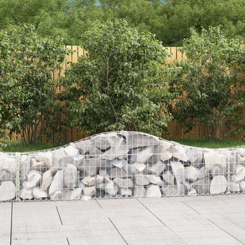  Lučne gabionske košare 6 kom 200x30x40/60 cm pocinčano željezo Cijene