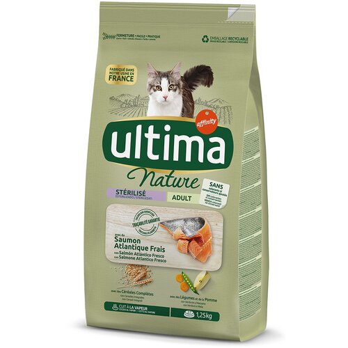  Ultima Nature Sterilized losos - 1,25 kg Cene