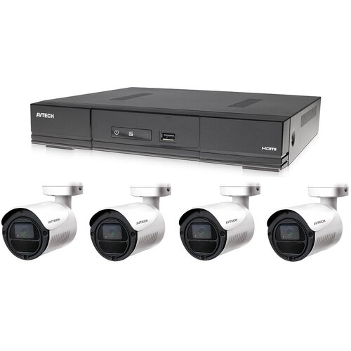 Avtech Komplet kamera 1x DVR DGD1005AV i 4x 2MPX Bullet kamera DGC1105YFT + 2x napajanje! Cijene