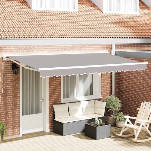  Okvir tende Svijetlo siva 400 x 200 cm Poliester s PU premazom Cijene