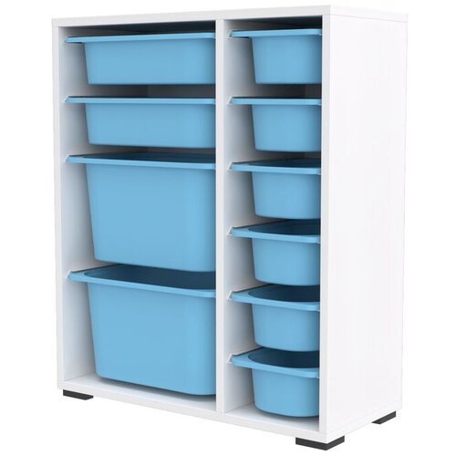 Hanah home višenamenska polica zen 2D2K6U white blue v2 Cene