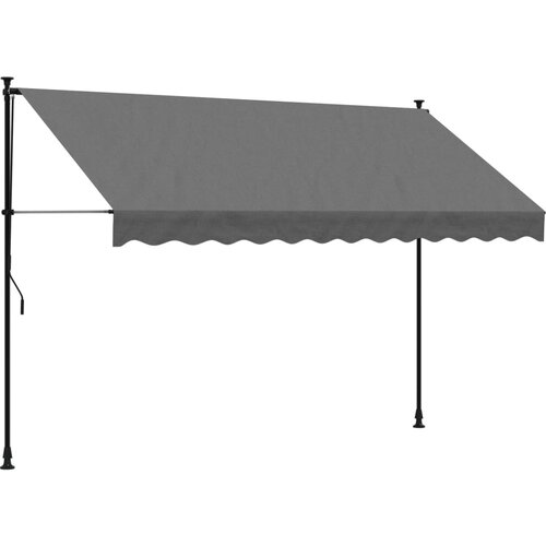 Maison Chic Zložljiva tenda - Senčniki antracit 300x150 cm tkanina in jeklo, (22038691) Slike